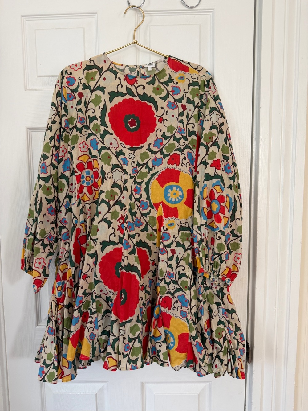 RHODE Boho Floral Tunic Dress